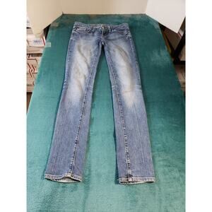 Gap Jeans Size 1 Womens Blue Stretch Denim Pants Mid Rise Premium Skinny